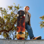 Personalized Skateboard with Flames Design<br><div class="desc">Give the boarder in your life a special gift with this personalized skateboard featuring an ultra cool flames design. The design lets you enter any name you want.</div>