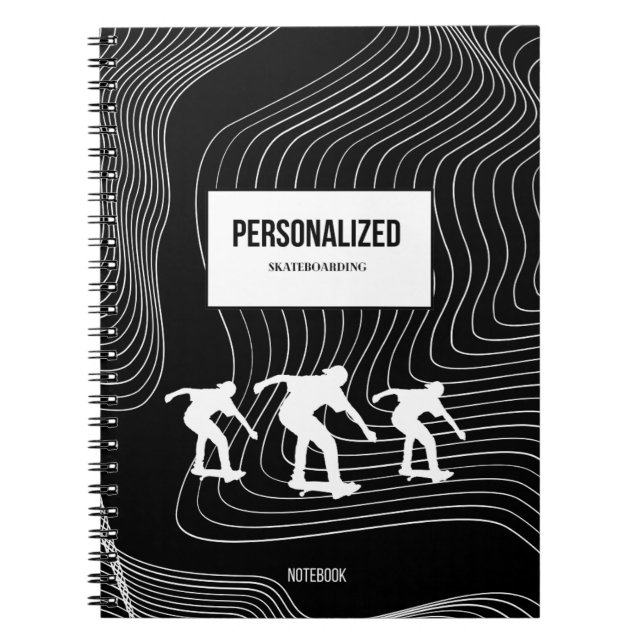 Personalized Skateboarding Notebook (Front)