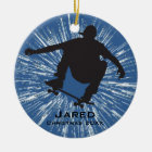 Personalized Skateboarding Ornament