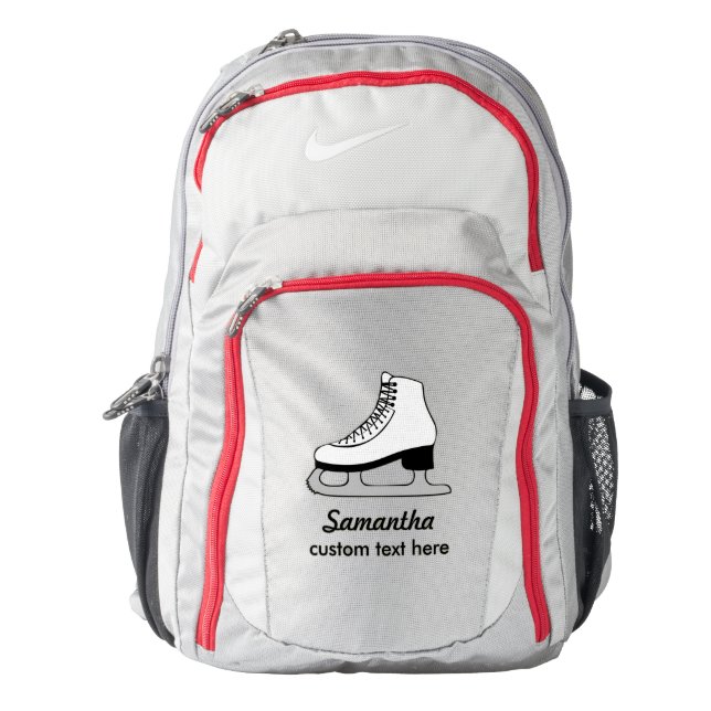 Personalized Skating Club, Skater Name Custom Backpack (Front)