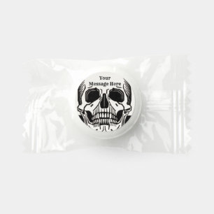 Personalized Skeleton Birthday Halloween Party Life Saver® Mints