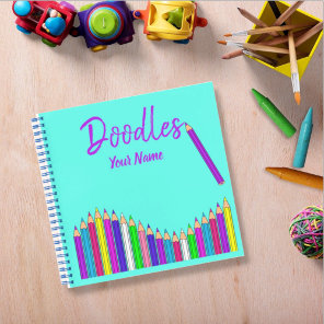 Personalized Sketch Book with Your Name