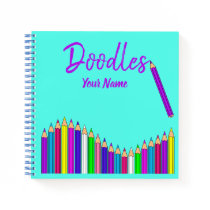 Personalized Sketch Book Doodles Notebook Personalized Sketch Book Doodles Notebook
