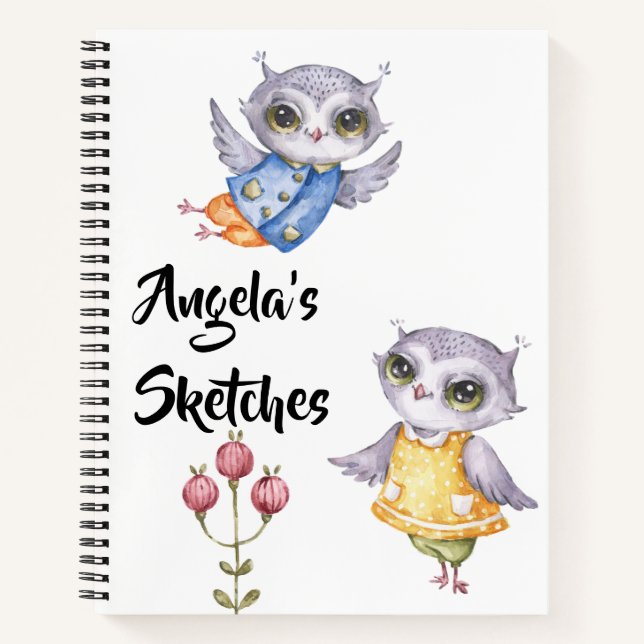 Personalized Sketch Notebook (Front)
