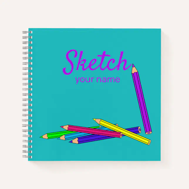 Personalized Sketch Notebook Zazzle