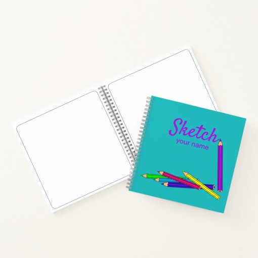 Personalized Sketch Notebook Zazzle