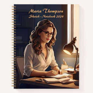 Personalized Sketch - Travel - Notebook - Diary