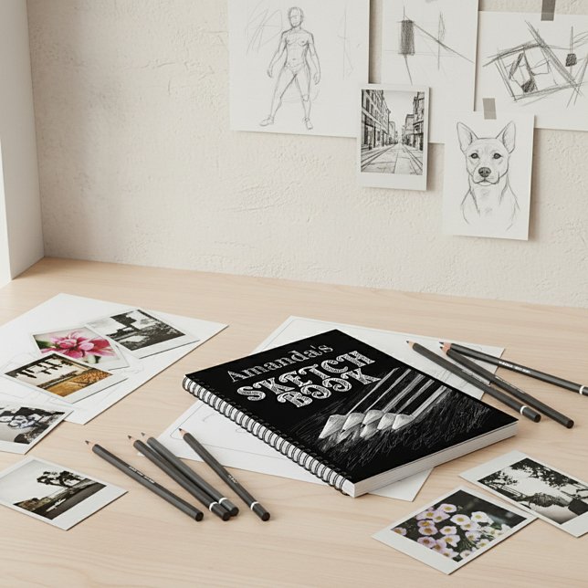 Personalized sketchbook notebook (Creator Uploaded)