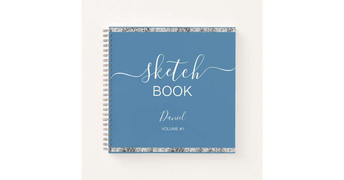 Personalized Sketch Book with Your Name