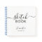 Personalized Sketchbook Your Name Elegant Script