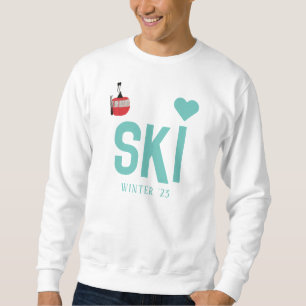 Personalized Ski Season Skiers Sweatshirt