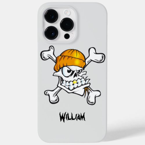 Personalized Skull Skater   Case_Mate iPhone 14 Pro Max Case