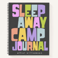 Personalized Sleepaway Summer Camp Camper's Black