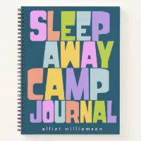 Teal Personalized Sketchbook Name Notebook, Zazzle