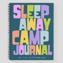 Personalized Sleepaway Summer Camp Camper's Notebook