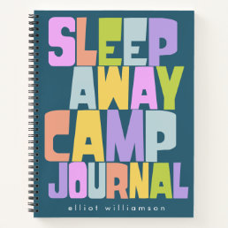 Personalized Sleepaway Summer Camp Camper&#39;s Notebook