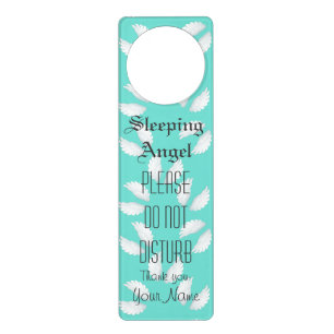 Personalized "Sleeping Angel" Door Hanger