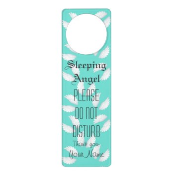 Personalized "sleeping Angel" Door Hanger by K2Pphotography at Zazzle