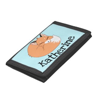 Personalized Sleepy Fox