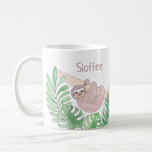 Personalized Sloffee Coffee Mug (Left)