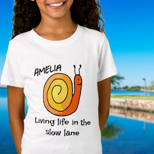 Personalized Slow Snail T-Shirt