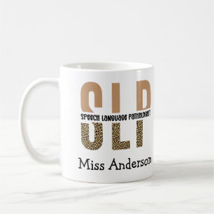 Personalized SLP Speech language pathologist gift Coffee Mug