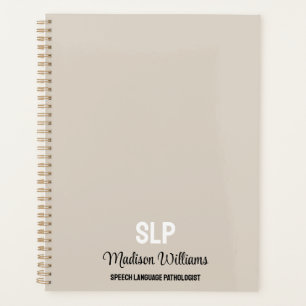 Personalized SLP Speech Language Pathologist Gift Planner