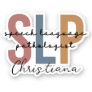 Personalized SLP Speech Language Pathologist Sticker