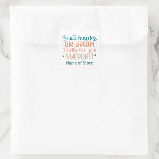 Personalized Small Business Sticker Pack (Bag)