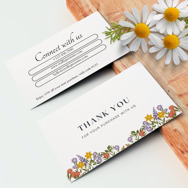 Personalized Small Business Thank You Notes Card (Personalized Small Business Thank You Notes)