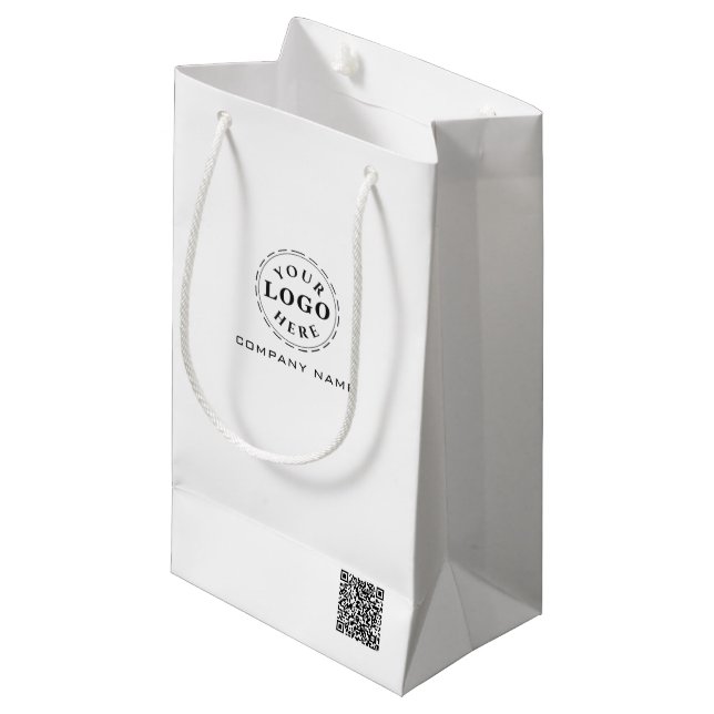 Personalized Small Gift Bag for Branding (Front Angled)