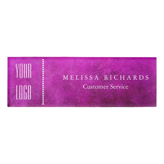 Personalized Small Name Badge (Front)