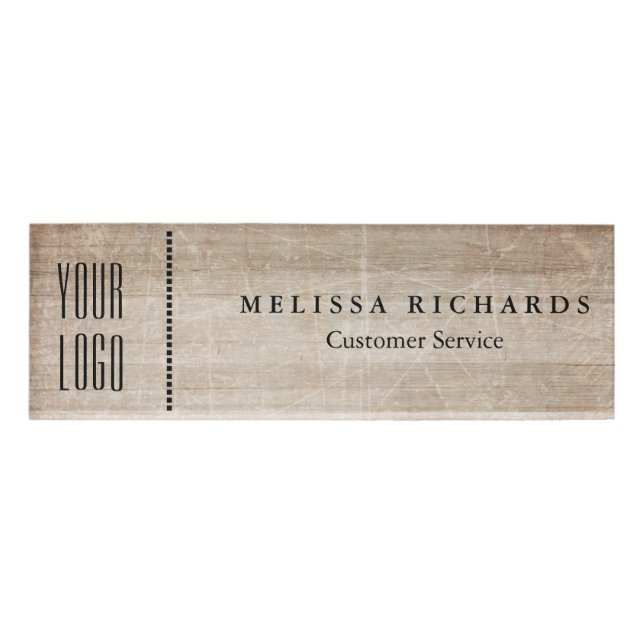 Personalized Small Name Badge (Front)