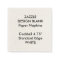 Personalized Small WHITE Cocktail Paper Napkins