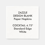 Personalized Small White Cocktail Paper Napkins at Zazzle
