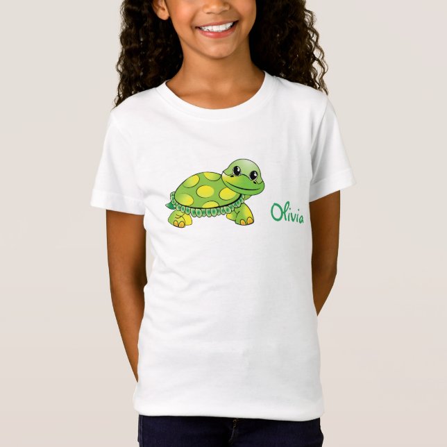 Personalized smiling turtle T-Shirt (Front)