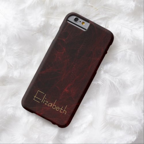 Personalized Smoke and Fire Abstract Design Barely There iPhone 6 Case