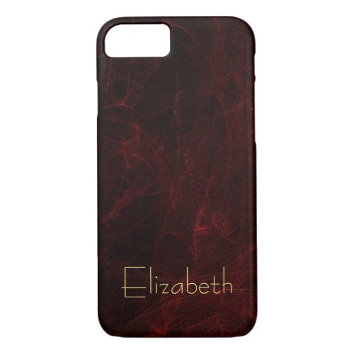 Personalized Smoke and Fire Abstract Design iPhone 87 Case