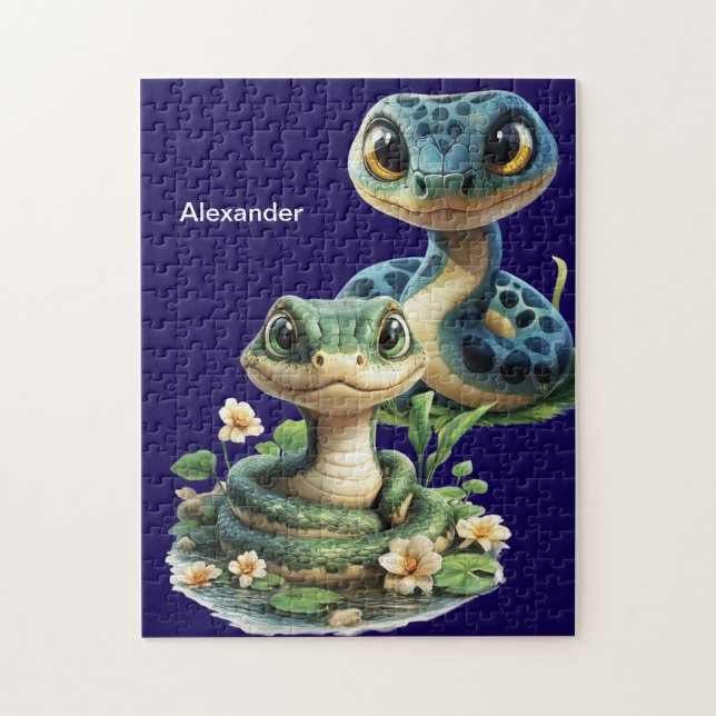 Personalized snake Puzzle (Vertical)