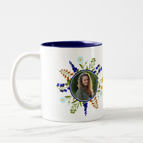Personalized Snapdragon flower mugs