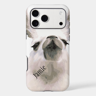 Personalized Snooty Snobby Llama iPhone 17 Pro Max Case