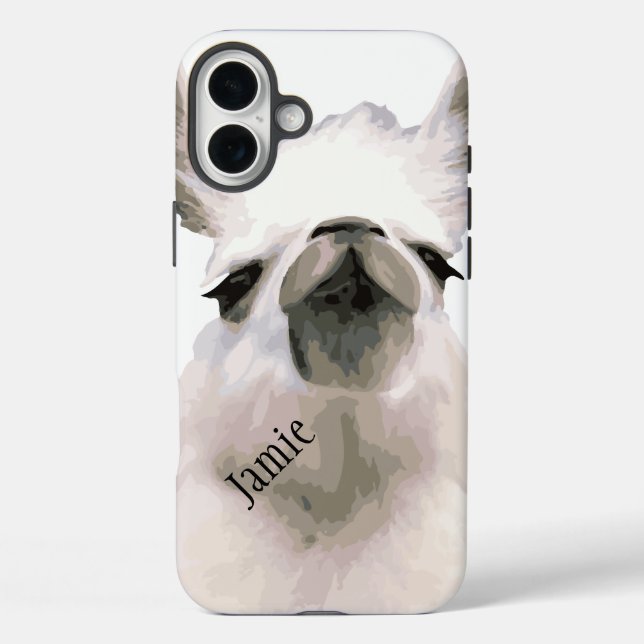 Personalized Snooty Snobby Llama Case-Mate iPhone Case (Back)