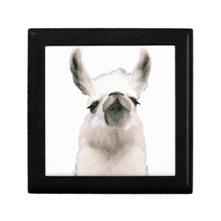 Personalized Snooty Snobby Llama Keepsake Box