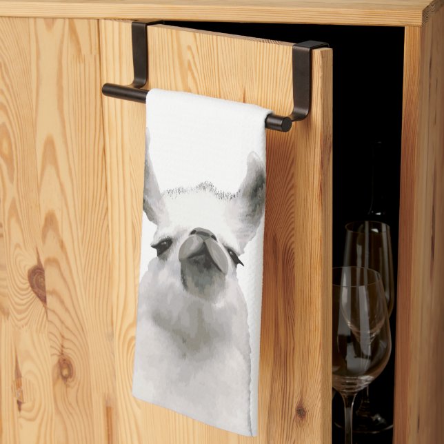Personalized Snooty Snobby Llama Towel (Thirds Fold)