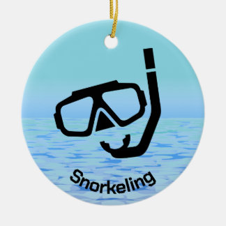 Personalized Snorkeling Ornament