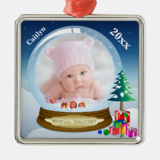 Personalized Snow Globe Photo Ornament