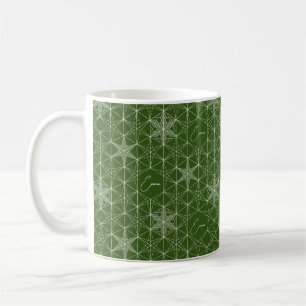 Personalized Snowflake and star mug