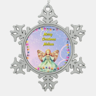 Personalized Snowflake Framed Ornament