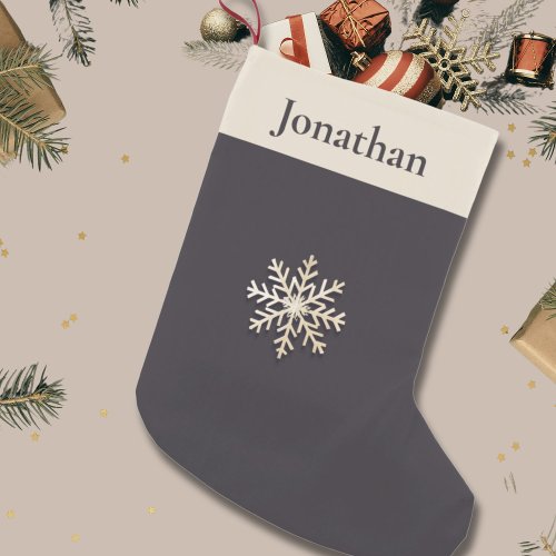  Personalized Snowflake Stocking