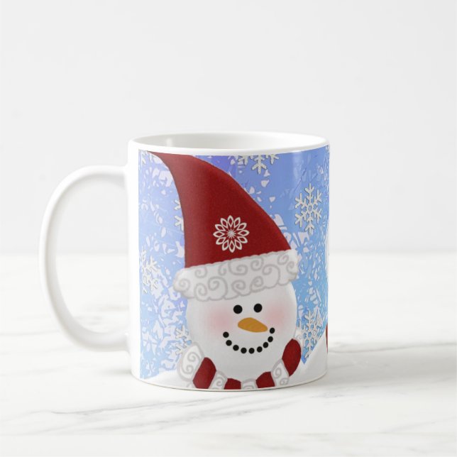 Personalized: Snowman Mug (Left)